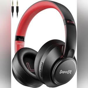 SuperEQ S1 Hybrid Active Noise Cancelling Headphones, Hi-Res Audio, Wireless